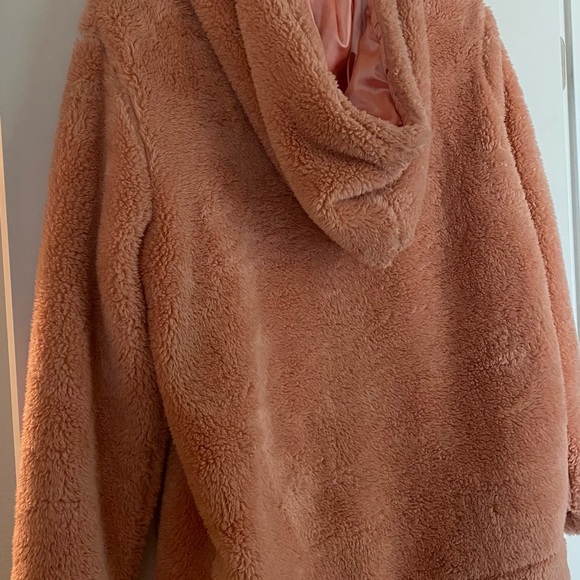 KIN Apparel Teddy Fleece Satin Hoodie - Picture 3 of 10